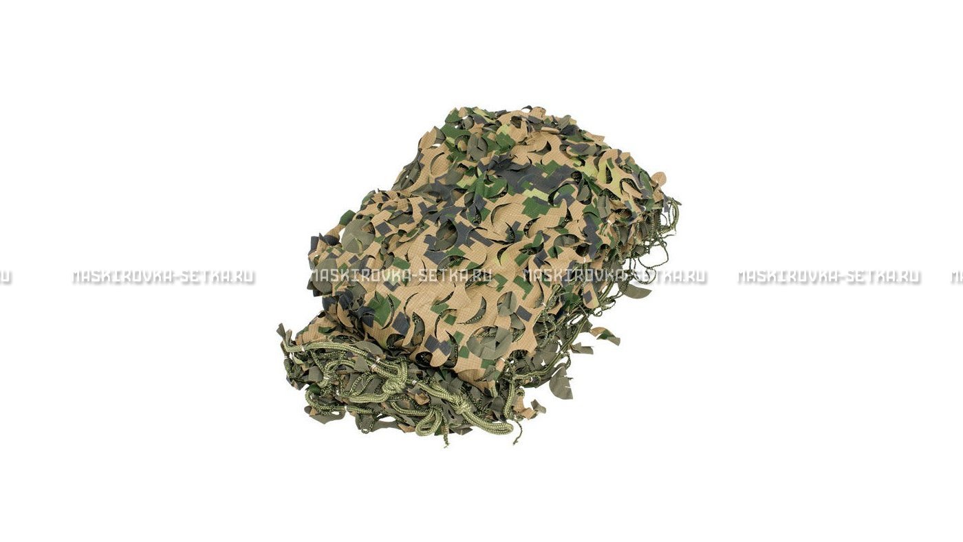 Массеть Camosystems Пейзаж-Профи Лес 3D 1,8х3 м  – купить по цене 3850 руб. в интернет-магазине в городе Новокузнецк картинка 6