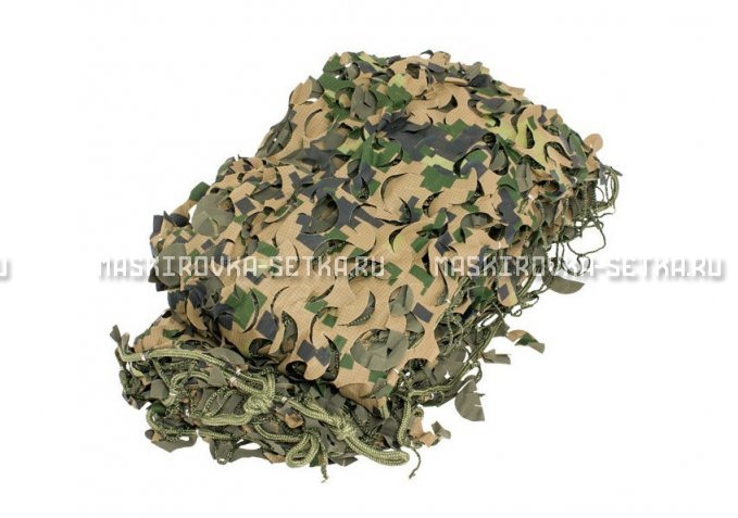 Массеть Camosystems Пейзаж-Профи Лес 3D 1,8х3 м  – купить по цене 3850 руб. в интернет-магазине в городе Новокузнецк картинка 1