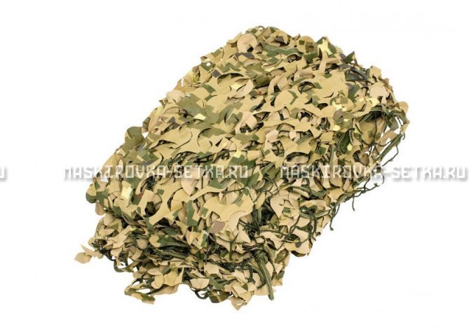 Массеть Camosystems Пейзаж-Профи Милитари 3D 1,8х6 м  – купить по цене 7700 руб. в интернет-магазине в городе Новокузнецк картинка 1