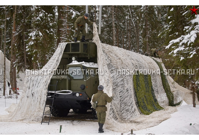 Маскировочный комплект МКТ-2С Снег 12х18 м – купить по цене 64800 руб. в интернет-магазине в городе Новокузнецк картинка 8