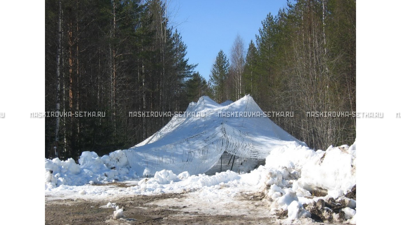 Маскировочный комплект МКТ-2С Снег 12х18 м – купить по цене 64800 руб. в интернет-магазине в городе Новокузнецк картинка 26