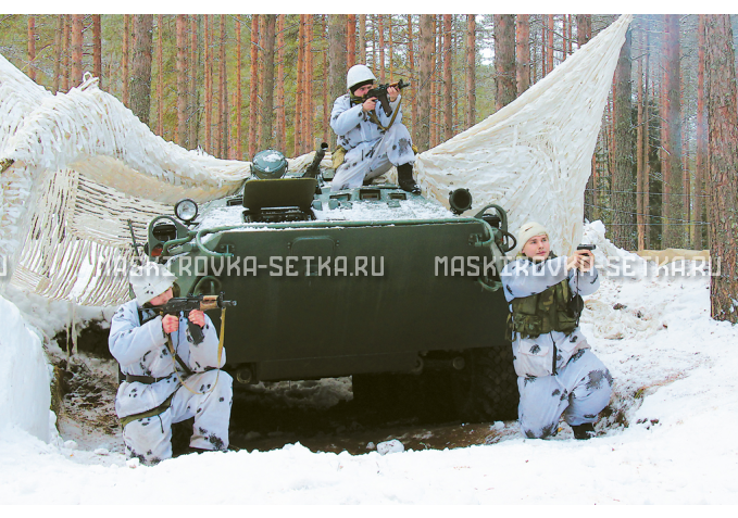 Маскировочный комплект МКТ-2С Снег 12х18 м – купить по цене 64800 руб. в интернет-магазине в городе Новокузнецк картинка 6